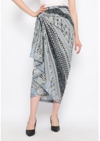 Lyne Halim Skirt Lilit Batik, 02994 - Grey